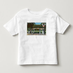 Camiseta De Bebé Alivio de la escena del guardia