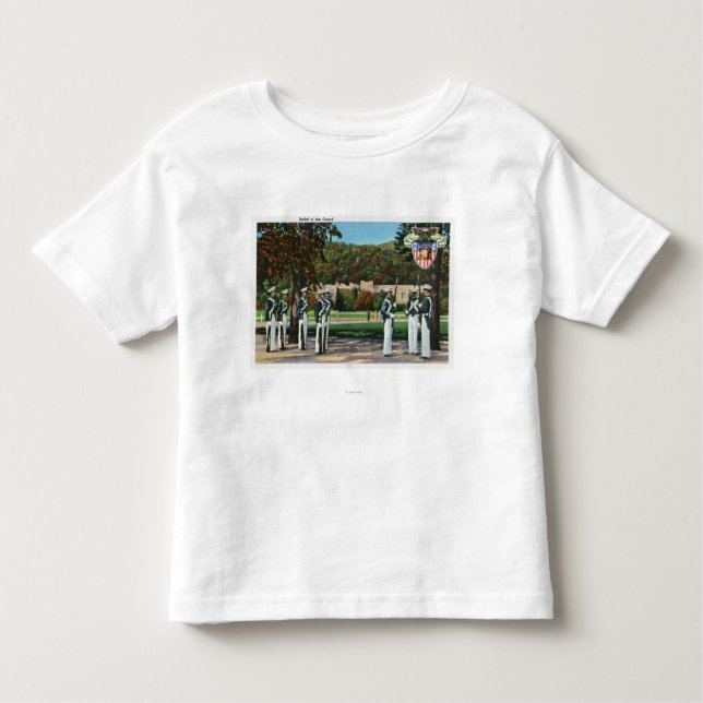 Camiseta De Bebé Alivio de la escena del guardia (Anverso)