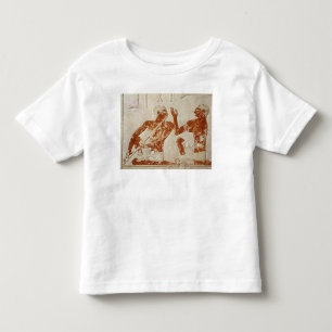 Camiseta De Bebé Alivio pintado que representa a un jugador de