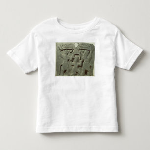Camiseta De Bebé Alivio representando a Gilgamesh entre dos