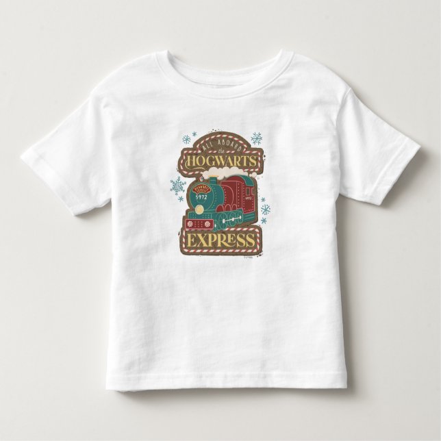 Camiseta De Bebé All Aboard the HOGWARTS™ Express Christmas Cookie (Anverso)