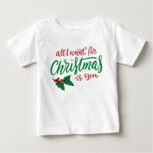 Camiseta De Bebé All I want for Christmas