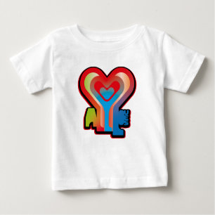 CAMISETA DE BEBÉ ALL LOVES BY MASANSER