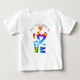 CAMISETA DE BEBÉ ALL YOU NEED IS LOVE