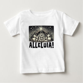 Camiseta De Bebé Alleluia!: Joy of the Nativity