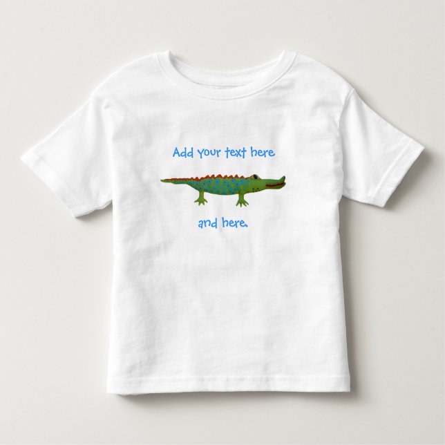 Camiseta De Bebé Alligador (Anverso)