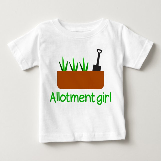 Camiseta De Bebé allotment girl (Anverso)
