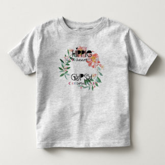 Camiseta De Bebé Alma del gitano del corazón del Hippie