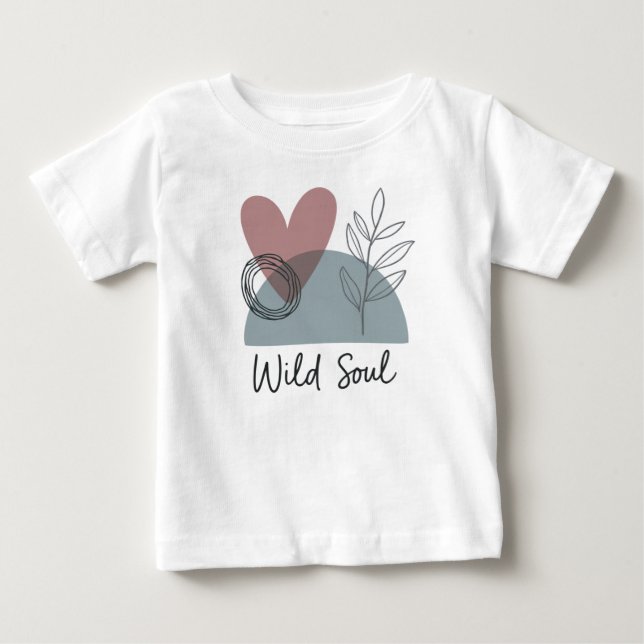 Camiseta De Bebé Alma Salvaje (Anverso)