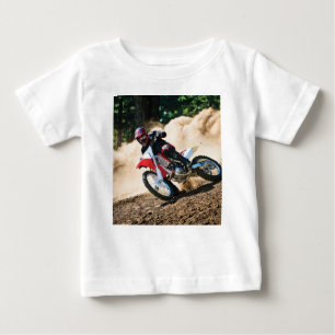 Camiseta De Bebé almohada de lanzamiento de motocross