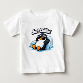 Camiseta De Bebé Almohadón de Pinguino RELAJADO