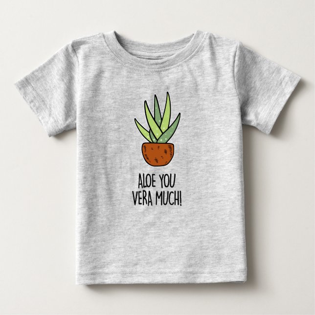 Camiseta De Bebé Aloe Vera (Anverso)