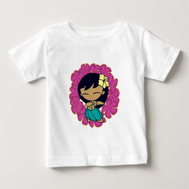 Camiseta De Bebé "Aloha Honeys" Infante Tee (Anverso)