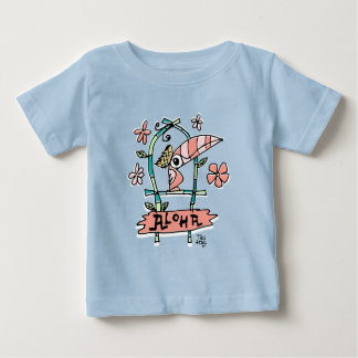 Camiseta De Bebé Aloha Tiki Bird Shirt