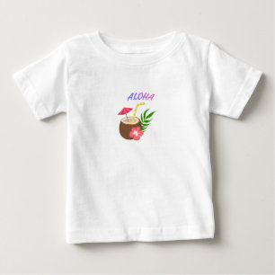 Camiseta De Bebé Aloha – Vibraciones de Isla y Energía Positiva