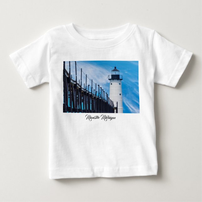 Camiseta De Bebé Along Manistee (Anverso)