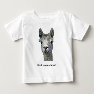 Camiseta De Bebé Alpaca adorable