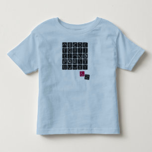Camiseta De Bebé alphabet2