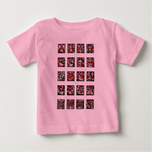 Camiseta De Bebé Alphabet Shirt