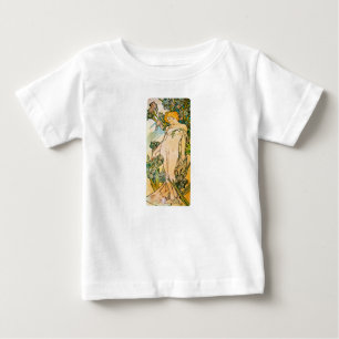 Camiseta De Bebé Alphonse Mucha - Iris WB