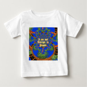Camiseta De Bebé Alquimia de Acacia: No soy alérgico a la gente Art