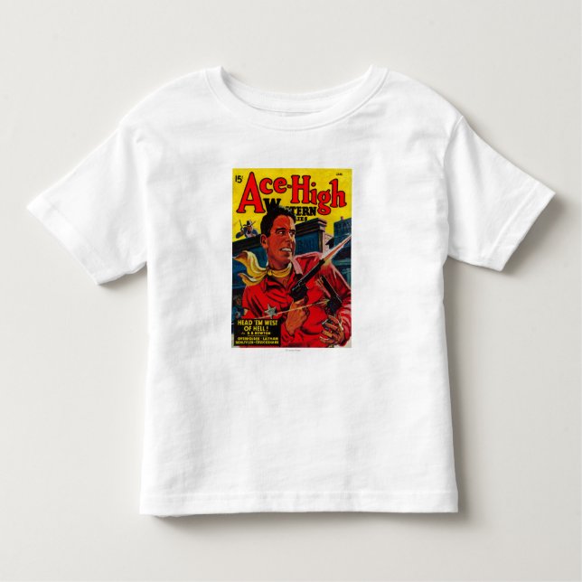 Camiseta De Bebé Alta portada de revista 3 del as (Anverso)