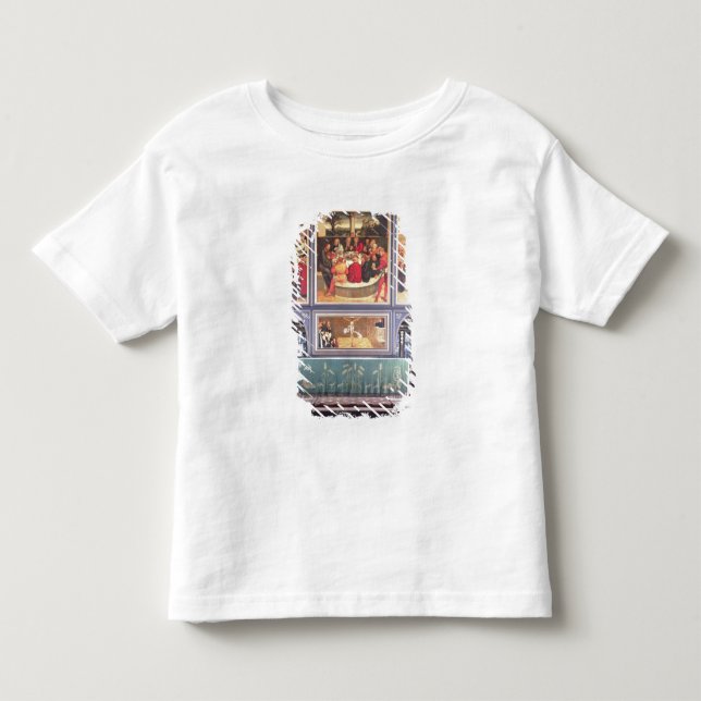 Camiseta De Bebé Altar con un tríptico que representa (Anverso)