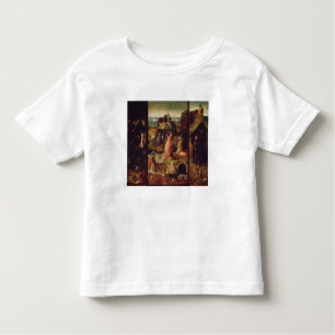 Camiseta De Bebé Altarpiece de los ermitaños (aceite en el panel)
