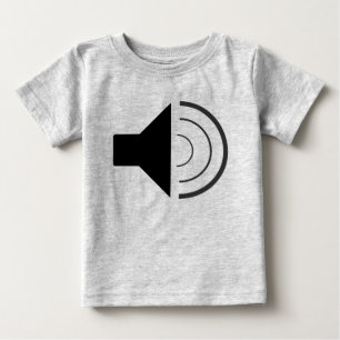 Camiseta De Bebé Altavoz de volumen