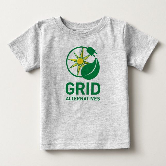 Camiseta De Bebé Alternativas GRID Onsie (Anverso)