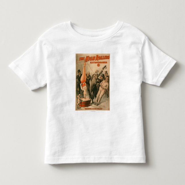 Camiseta De Bebé Altos RollersMujer de Dunking en Poster de cerveza (Anverso)