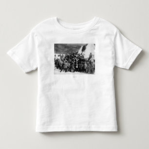 Camiseta De Bebé Alumnos esquimales en la fotografía de Alaska