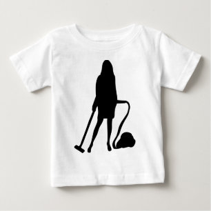 Camiseta De Bebé ama de casa - aspirador - limpieza