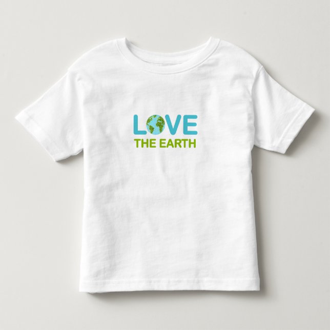 Camiseta De Bebé Ama el Día de la Tierra (Anverso)