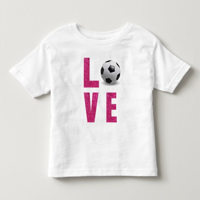 Camiseta De Bebé Ama el Fútbol (Anverso)