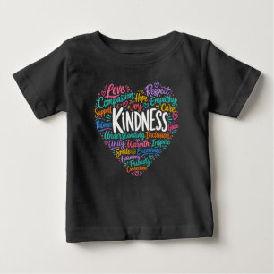 Camiseta De Bebé Amabilidad compasión empatía y respeto