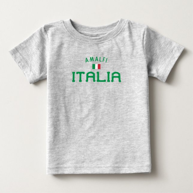 Camiseta De Bebé Amalfi Italia (Italia) con problemas (Anverso)