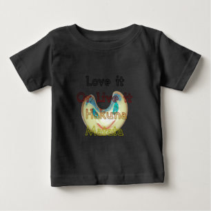 Camiseta De Bebé Ámalo o Vívelo Hakuna Matata.png
