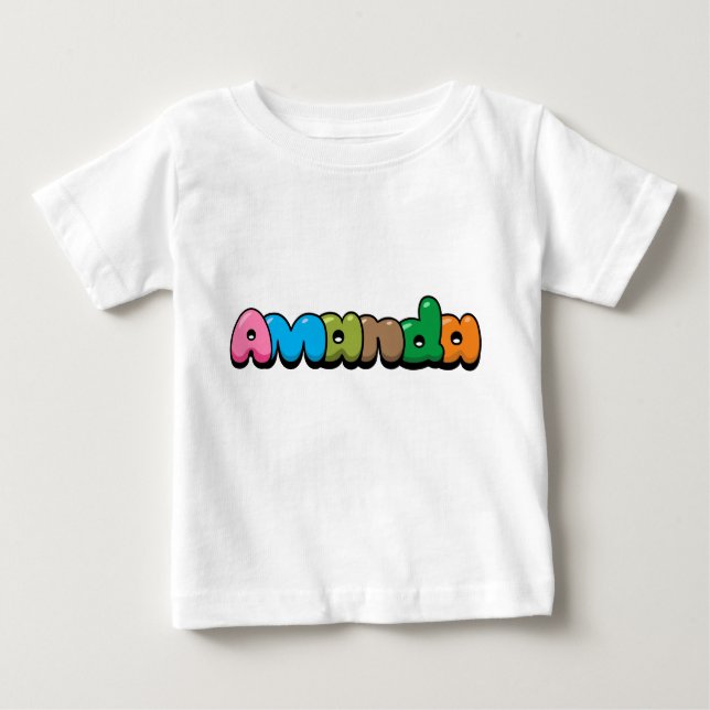 Camiseta De Bebé Amanda (Anverso)
