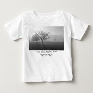Camiseta De Bebé Amanecer brumoso en B&W