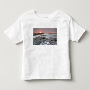 Camiseta De Bebé Amanecer cerca del Parque Estatal Brenton Point en