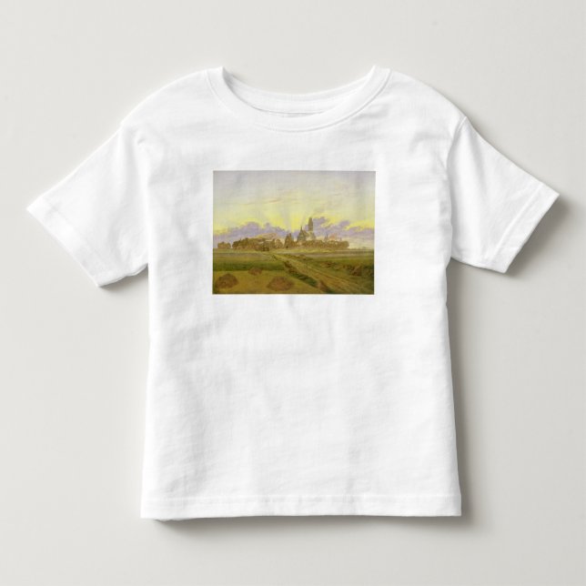 Camiseta De Bebé Amanecer en Neubrandenburg (Anverso)
