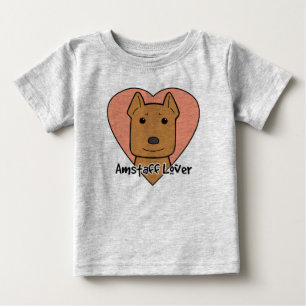 Camiseta De Bebé Amante de Amstaff
