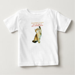 Camiseta De Bebé Amante de Gato Perezoso Divertido Gato Lindo