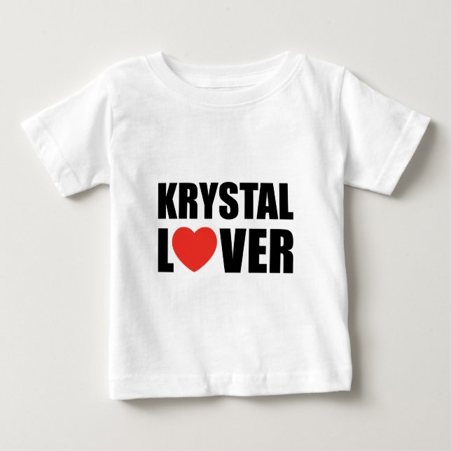Camiseta De Bebé Amante de Krystal (Anverso)