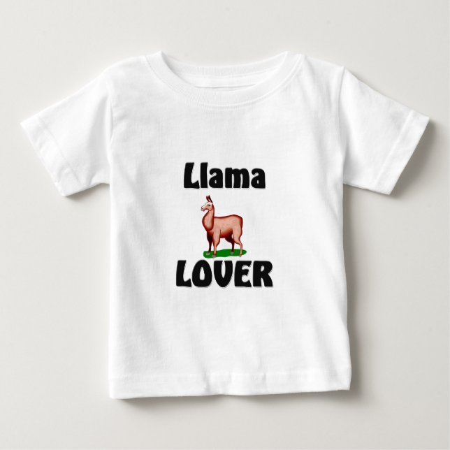Camiseta De Bebé Amante de la llama (Anverso)