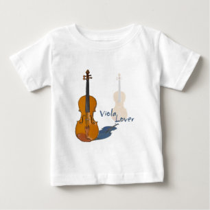 Camiseta De Bebé Amante de la viola