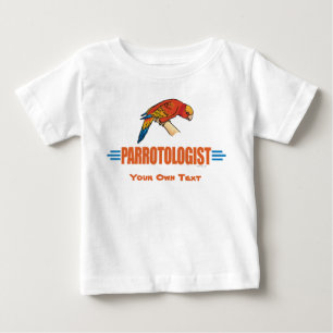 Camiseta De Bebé Amante de Loro Divertido