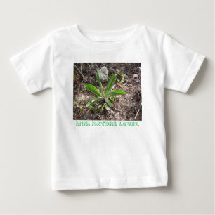 Camiseta De Bebé Amante de naturaleza: Planta temática