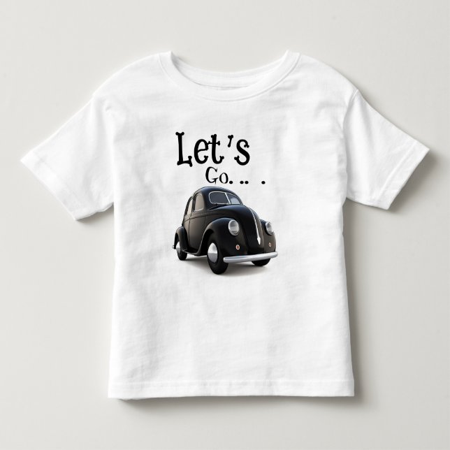 Camiseta De Bebé Amante de vehículos (Anverso)